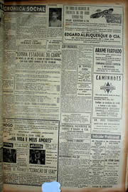 Página do jornal Unitário de julho de 1949