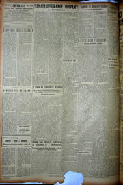 Página do jornal Unitário de julho de 1949