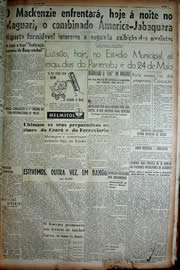 Página do jornal Unitário de julho de 1949