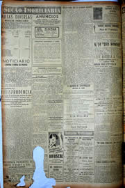 Página do jornal Unitário de julho de 1949