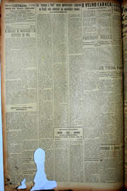 Página do jornal Unitário de julho de 1949