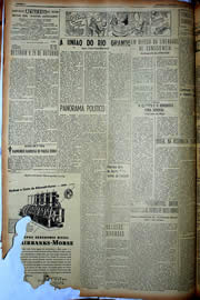 Página do jornal Unitário de julho de 1949