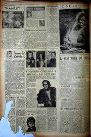 Página do jornal Unitário de julho de 1949