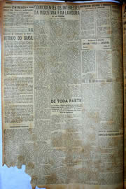 Página do jornal Unitário de agosto de 1949