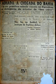 Página do jornal Unitário de agosto de 1949