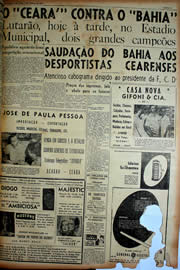 Página do jornal Unitário de agosto de 1949