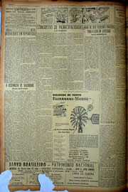 Página do jornal Unitário de agosto de 1949