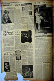 Página do jornal Unitário de agosto de 1949