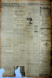 Página do jornal Unitário de agosto de 1949