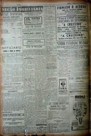 Página do jornal Unitário de agosto de 1949