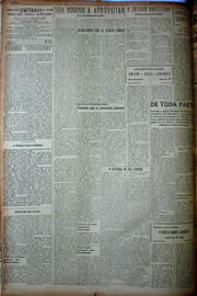 Página do jornal Unitário de agosto de 1949