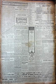 Página do jornal Unitário de setembro de 1949