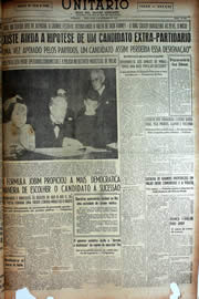 Página do jornal Unitário de setembro de 1949
