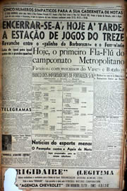 Página do jornal Unitário de setembro de 1949