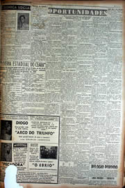 Página do jornal Unitário de setembro de 1949