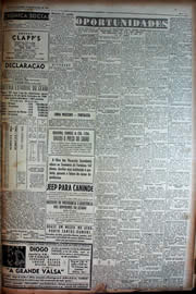 Página do jornal Unitário de setembro de 1949