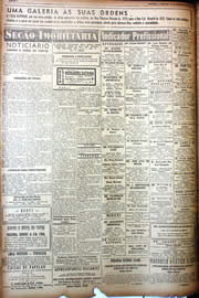 Página do jornal Unitário de setembro de 1949