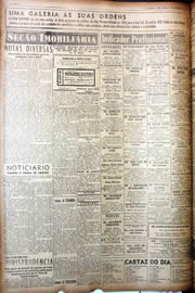 Página do jornal Unitário de setembro de 1949