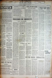 Página do jornal Unitário de outubro de 1949
