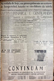 Página do jornal Unitário de outubro de 1949