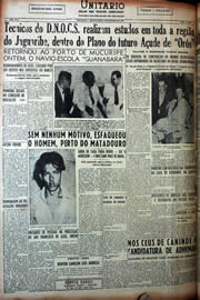 Página do jornal Unitário de outubro de 1949