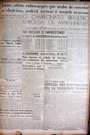 Página do jornal Unitário de outubro de 1949