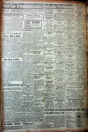 Página do jornal Unitário de outubro de 1949