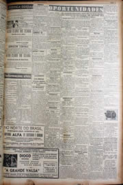 Página do jornal Unitário de outubro de 1949