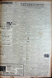 Página do jornal Unitário de outubro de 1949