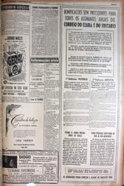 Página do jornal Unitário de outubro de 1949