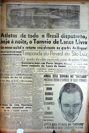 Página do jornal Unitário de outubro de 1949