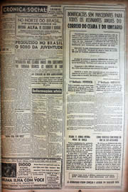 Página do jornal Unitário de outubro de 1949