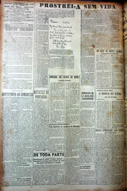 Página do jornal Unitário de outubro de 1949