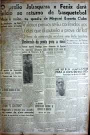 Página do jornal Unitário de outubro de 1949