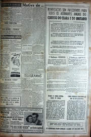 Página do jornal Unitário de outubro de 1949