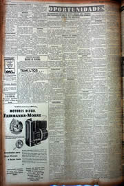 Página do jornal Unitário de outubro de 1949