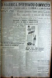 Página do jornal Unitário de outubro de 1949