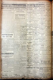Página do jornal Unitário de outubro de 1949
