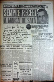 Página do jornal Unitário de outubro de 1949