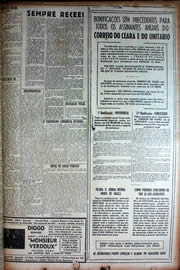 Página do jornal Unitário de outubro de 1949