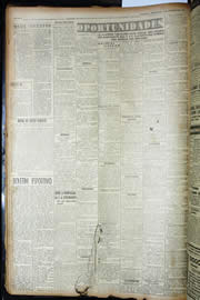 Página do jornal Unitário de novembro de 1949