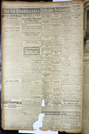 Página do jornal Unitário de novembro de 1949