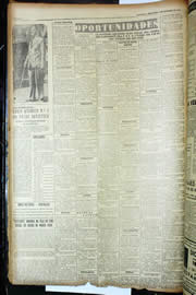 Página do jornal Unitário de novembro de 1949