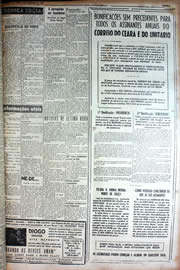 Página do jornal Unitário de novembro de 1949