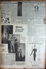 Página do jornal Unitário de novembro de 1949