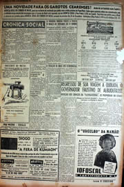 Página do jornal Unitário de novembro de 1949