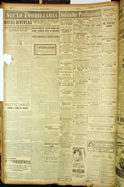 Página do jornal Unitário de novembro de 1949