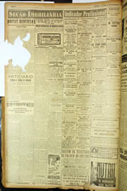 Página do jornal Unitário de novembro de 1949