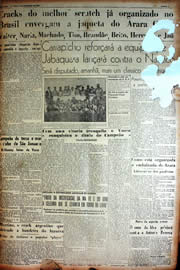 Página do jornal Unitário de novembro de 1949