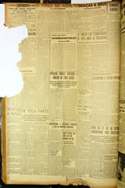 Página do jornal Unitário de novembro de 1949